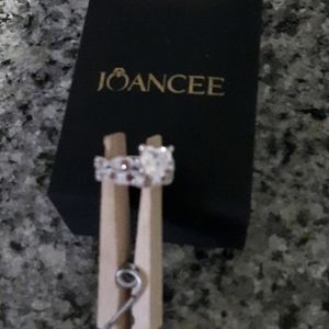 Diamonique ruby wedding ring sets